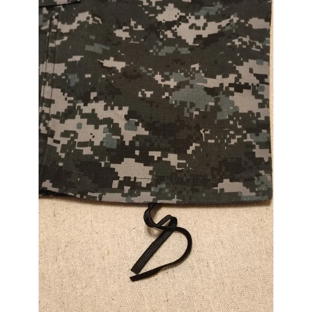 Tru-Spec Digital Camo Tactical Cargo Pants Mens Medium Regular Grey Black Camo